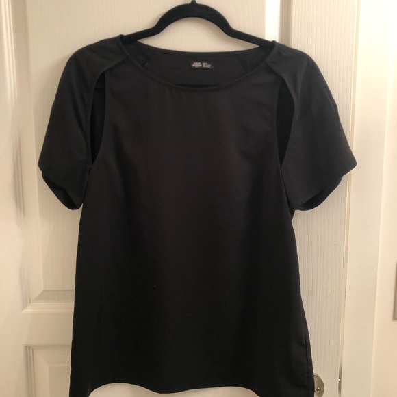 Cheap Monday Black Cutout Shirt [L] - Picture 3 of 3